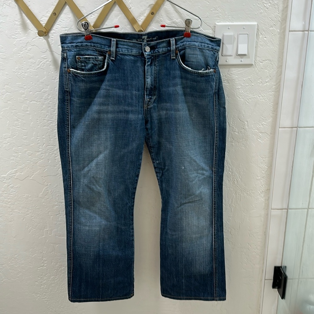 7 For All Mankind Men’s A Pocket Bootcut Jeans (36 x 27)